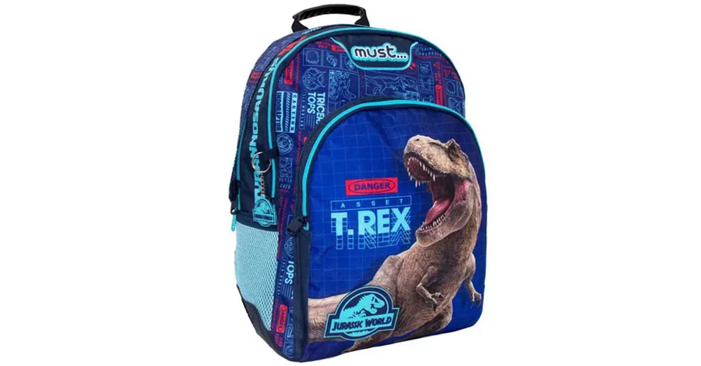 Must… Jurassic World T-Rex iskolatáska, hátizsák 33×16×45 cm Prémium