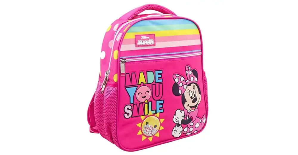 Minnie egér rózsaszín ovis hátizsák 27×10×31 cm Utolsó esély