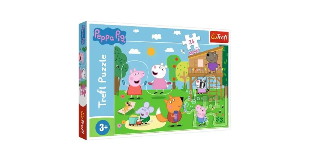 Peppa malac Móka a fűben 24 db-os Maxi puzzle – Trefl Korlátozott ajánlat
