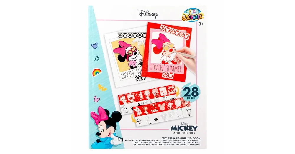 Olcsóbb Canenco Minnie egér Filcművészet és színező könyv