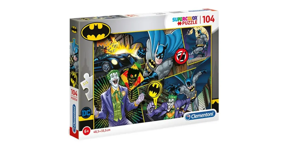 Batman Supercolor puzzle 104 db-os – Clementoni Ne maradj le