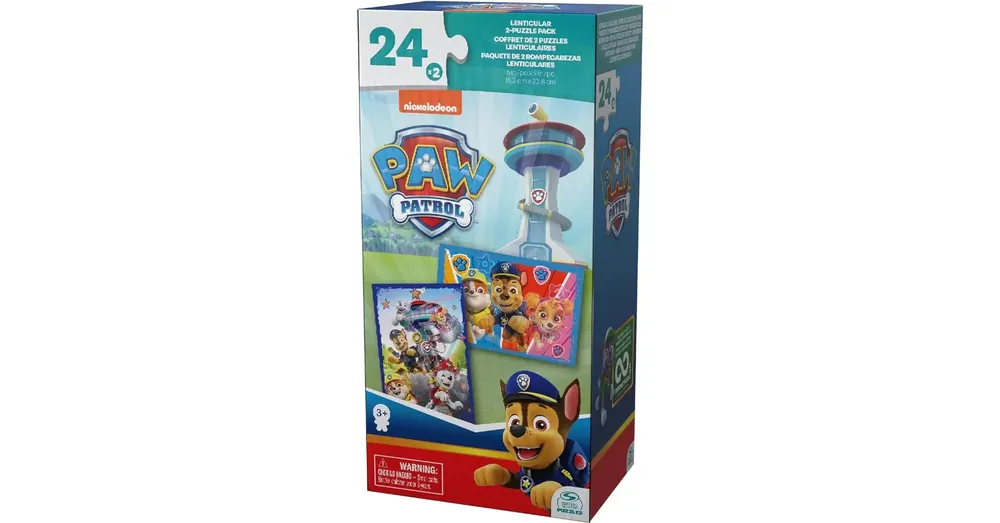 Mancs Őrjárat Lentikuláris puzzle 2×24 db-os – Spin Master Kedvezményes ár