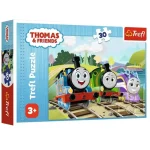 Akció Thomas a gőzmozdony 30 db-os puzzle – Trefl