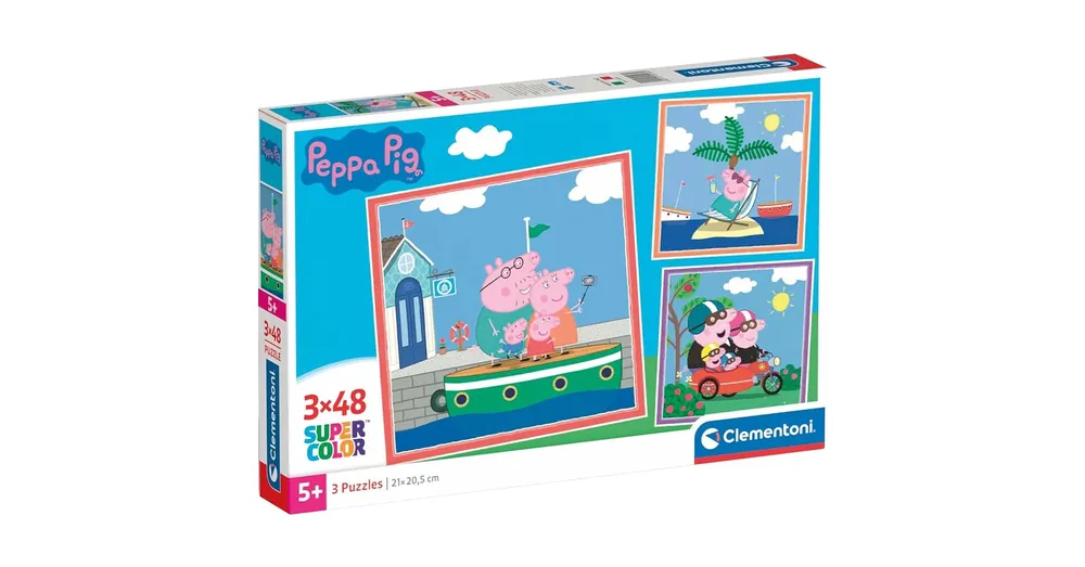 Peppa malac 3×48 db-os Supercolor puzzle – Clementoni Szezonális akció