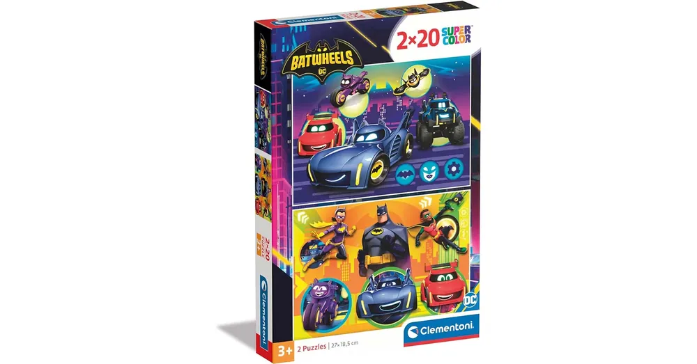 Gyors szállítás Batwheels 2×20 db-os Supercolor puzzle – Clementoni