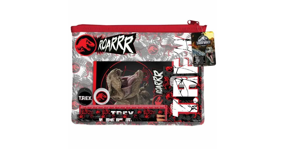Bestseller Luna Jurassic World dinoszauruszos írószer szett PVC táskában