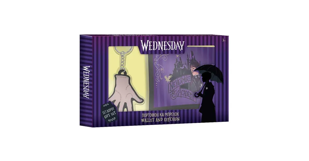 Ajánlat Wednesday pénztárca kulcstartóval ajándékcsomag