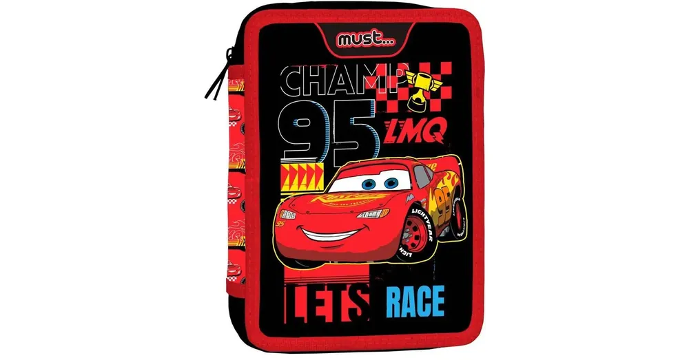 Outlet Verdák Villám McQueen kétszintes töltött tolltartó 15×21 cm