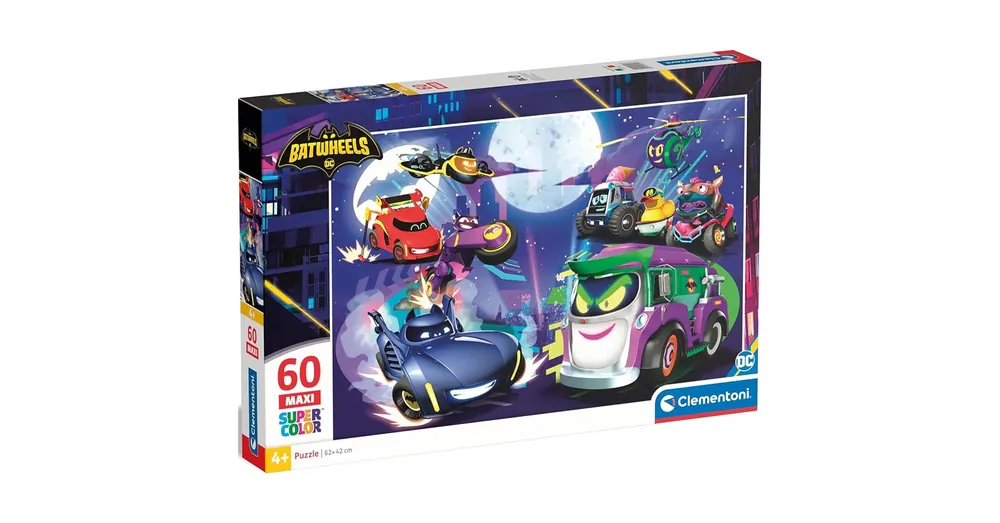 Batwheels 60 db-os maxi supercolor puzzle – Clementoni Ne maradj le