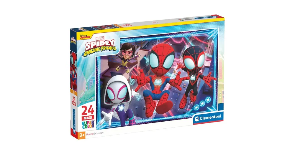 Szezonális akció Spidey és csodás barátai 24 db-os maxi supercolor puzzle – Clementoni