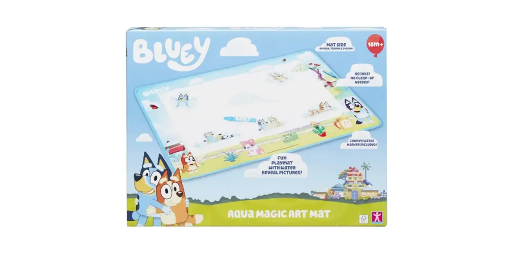 Csak ma Bluey Vizes rajzolós irka-firka szőnyeg