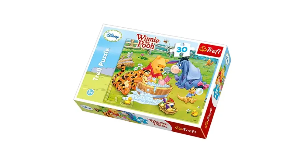 Micimackó Malacka pancsol 30 db-os puzzle – Trefl Vedd meg online