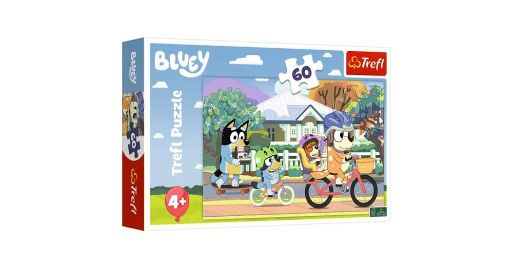 Bluey biciklizik 60 db-os puzzle – Trefl Szezonális akció