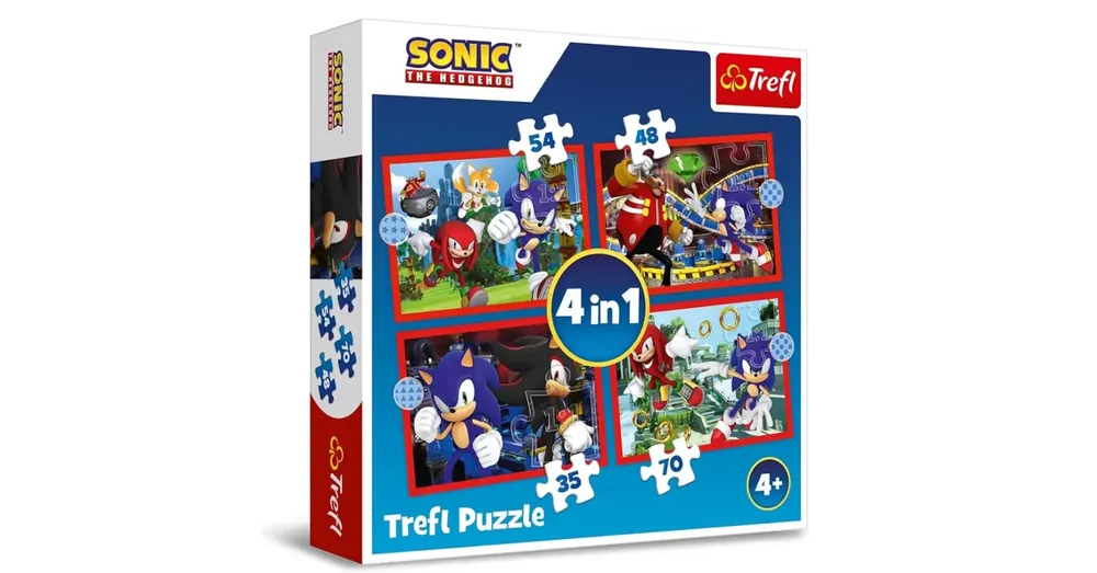 Biztonságos fizetés Sonic a sündisznó 4 az 1-ben puzzle – Trefl