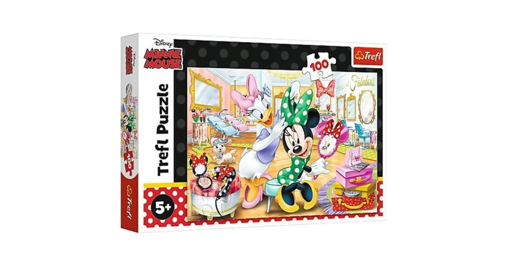 Vásárlói kedvenc Daisy és Minnie szépségszalonban puzzle 100 db-os – Trefl