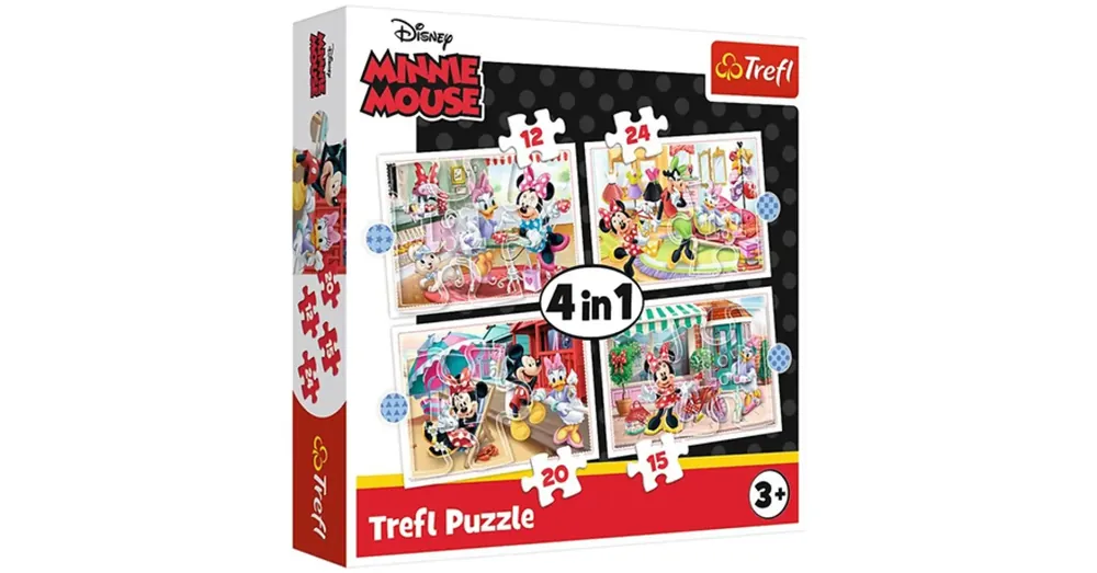 Minnie Egér és barátai 12,15,20,24 db-os 4 az 1-ben puzzle – Trefl Szezonális akció