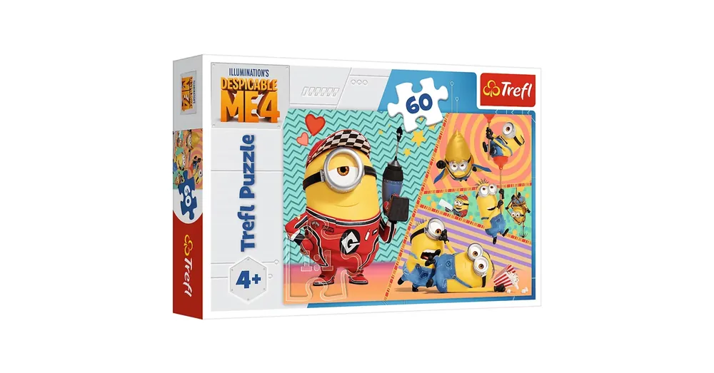 Gru 4 Boldog Minyonok 60 db-os puzzle – Trefl Expressz szállítás