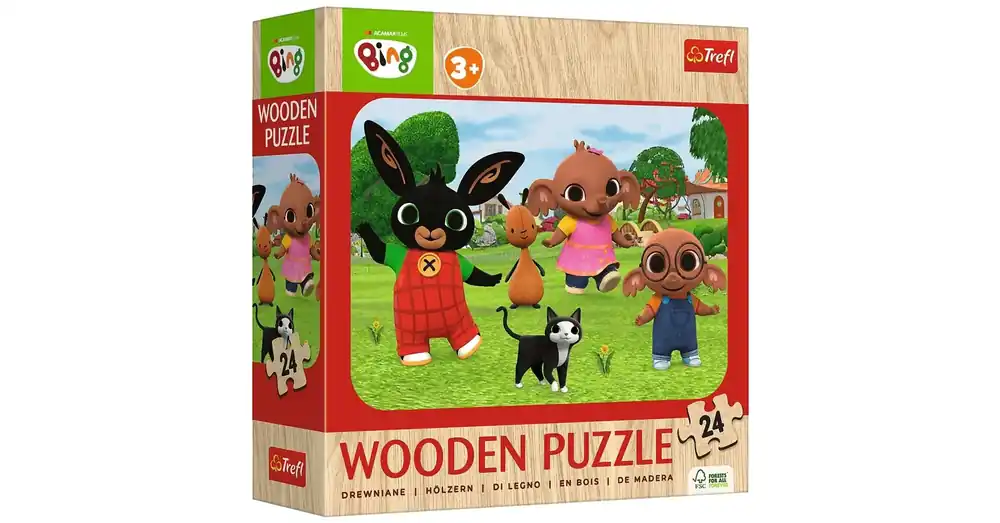 Bing és barátai 24 db-os fa puzzle – Trefl Akció