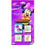 Gyors szállítás Minnie egér 3 db-os nyomdaszett színes ceruzákkal