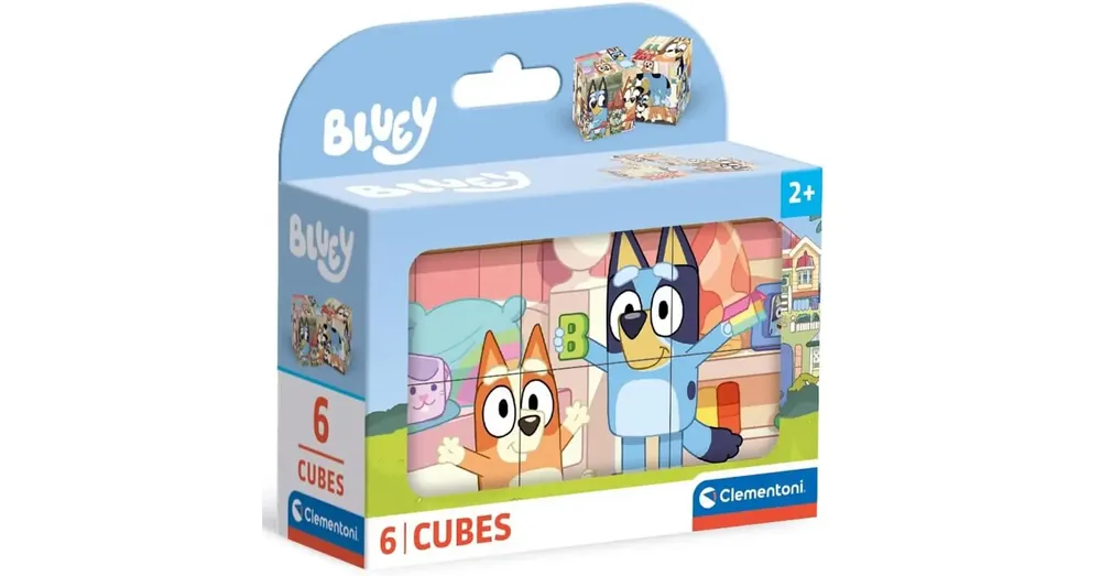 Különleges ajánlat Bluey 6 db-os mesekocka – Clementoni