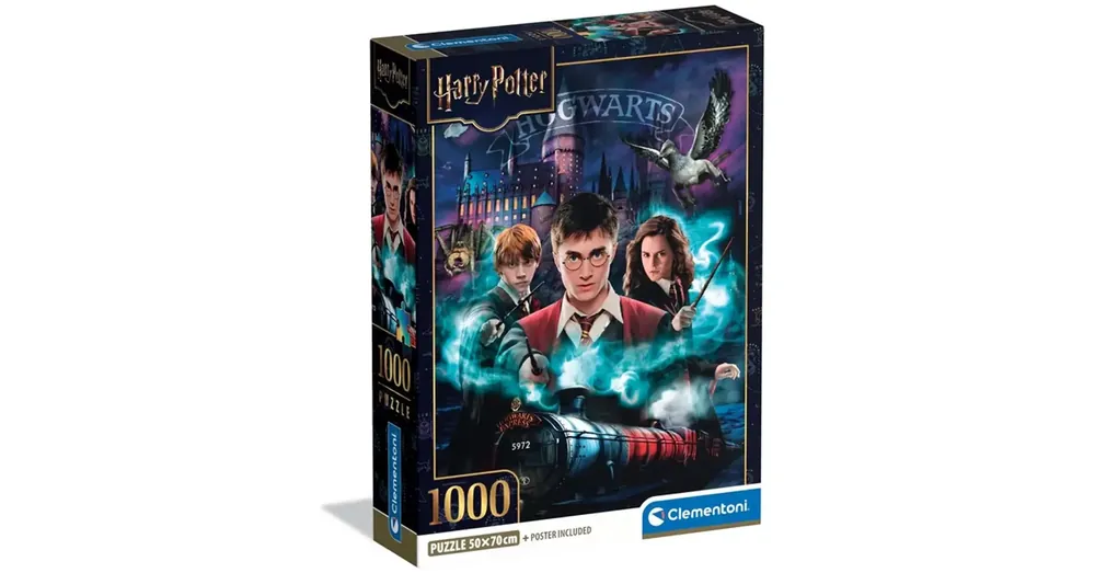 Exkluzív ajánlat Harry Potter – A mágia útja 1000 db-os puzzle poszterrel – Clementoni