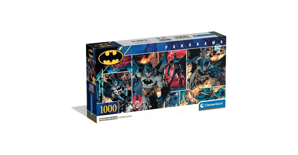 Batman 1000 db-os panoráma puzzle poszterrel – Clementoni Vedd meg most