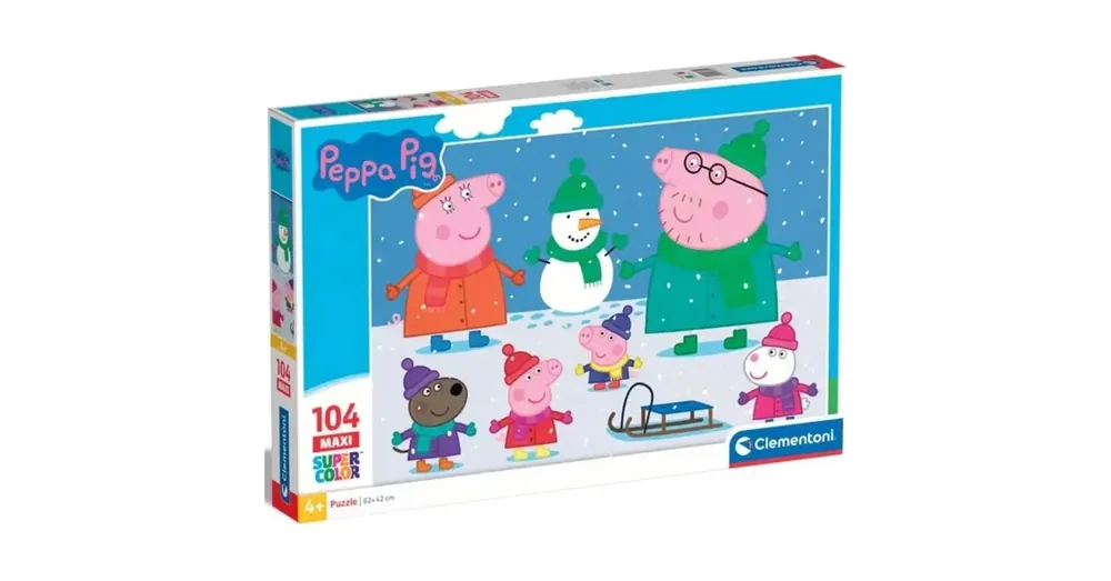 Peppa malac 104 db-os maxi supercolor puzzle – Clementoni Árengedmény