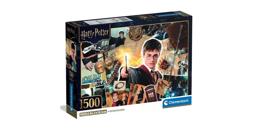 Kedvezményes ár Harry Potter – A varázsvilág relikviái 1500 db-os compact puzzle – Clementoni