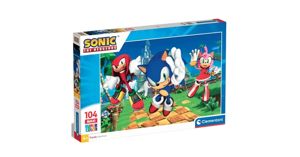 Sonic a sündisznó és barátai 104 db-os maxi supercolor puzzle – Clementoni Különleges ajánlat