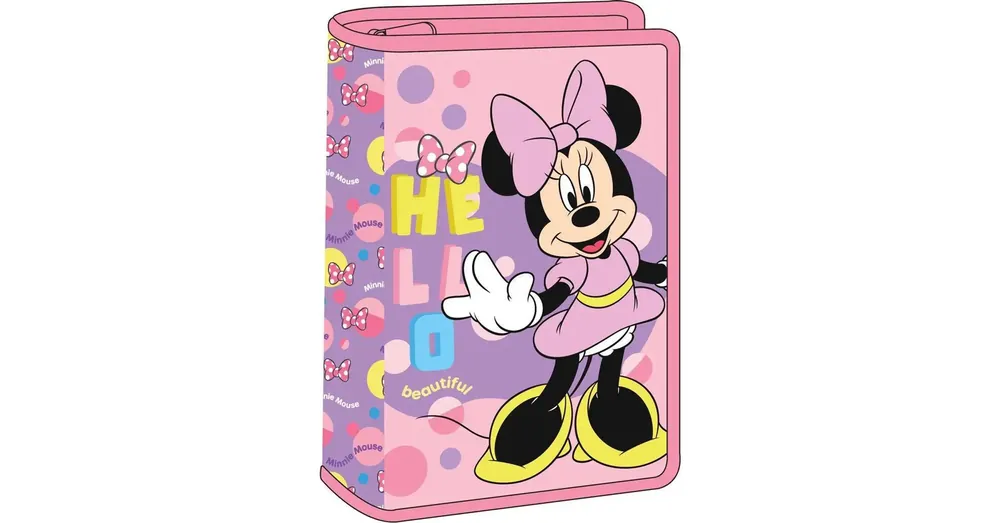 Luna Minnie egér kihajtható 1 szintes töltött tolltartó Biztonságos vásárlás