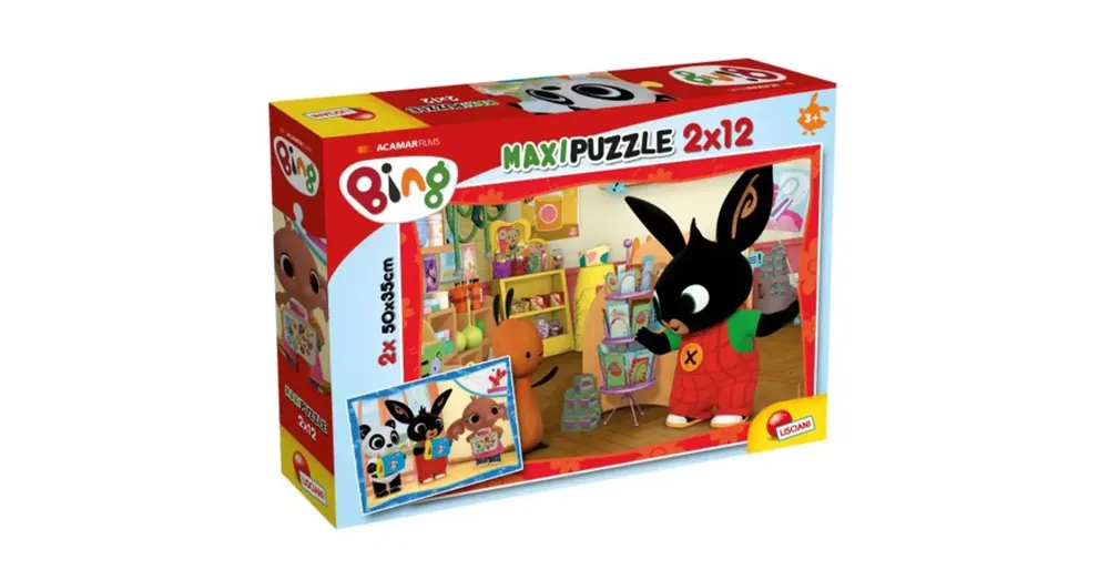 Bing és barátai Bing az iskolában 2×12 db-os maxi puzzle Népszerű