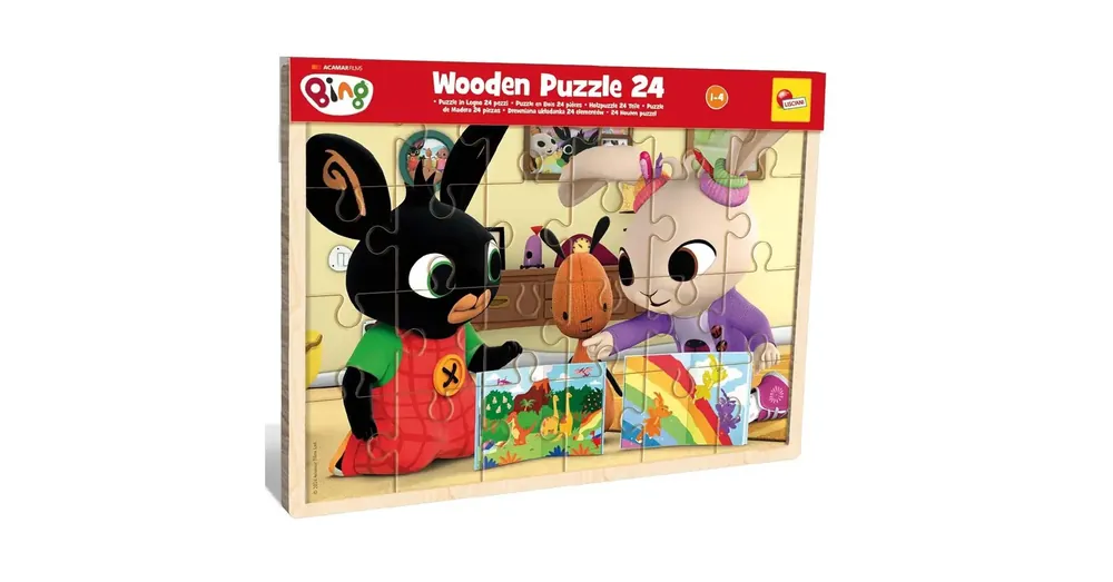 Bing és barátai 24 db-os fa keretes puzzle – Lisciani Vásárlói kedvenc