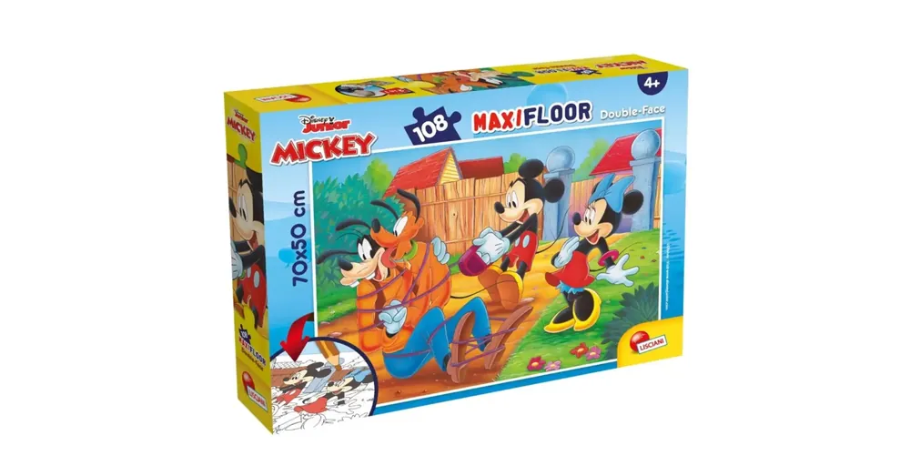 Mickey és barátai 2 az 1-ben 108 db-os puzzle és színező 70×50 cm – Lisciani Kihagyhatatlan ajánlat