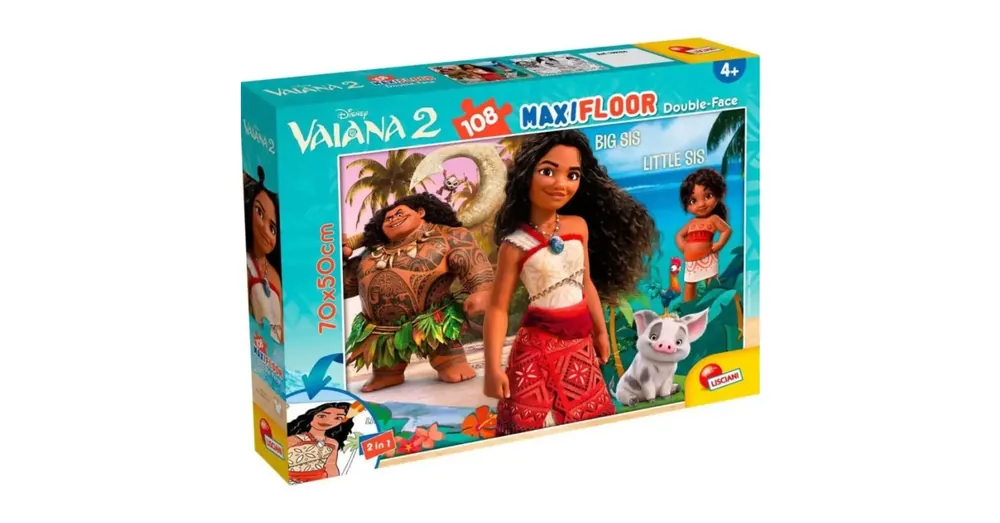 Akció Vaiana 2 2 az 1-ben 108 db-os puzzle és színező 70×50 cm – Lisciani