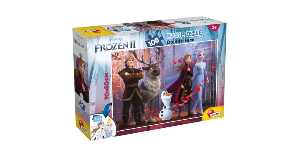 Jégvarázs 2 2 az 1-ben 108 db-os puzzle és színező 70×50 cm – Lisciani Legkelendőbb