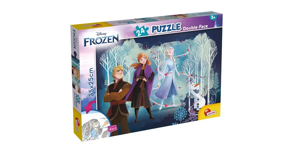 Jégvarázs 2 az 1-ben 24 db-os puzzle és színező 35×25 cm – Lisciani Gyors kiszállítás