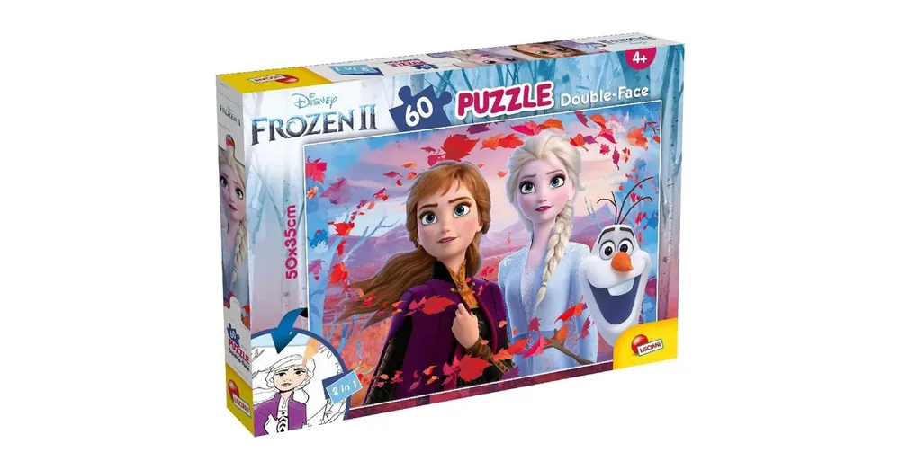 Jégvarázs 2 2 az 1-ben 60 db-os puzzle és színező 50×35 cm – Lisciani Legjobb ár