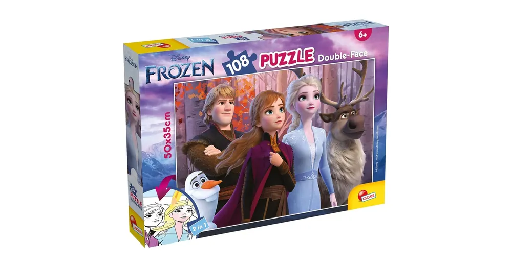 Jégvarázs 2 2 az 1-ben 108 db-os puzzle és színező 50×35 cm – Lisciani Végkiárusítás