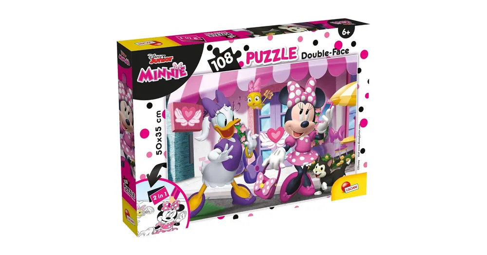 Csak ma Minnie egér 2 az 1-ben 108 db-os puzzle és színező 50×35 cm – Lisciani