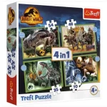 Biztonságos vásárlás Jurrasic World 4 az 1-ben puzzle – Trefl
