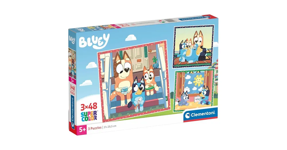 Bluey 3×48 db-os Supercolor puzzle – Clementoni Vásárlói kedvenc