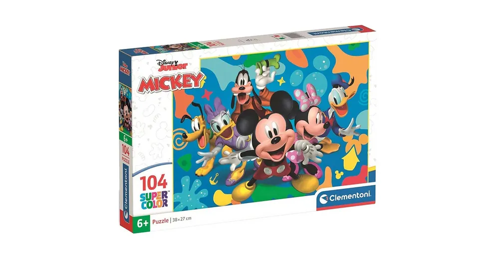 Újdonság Mickey egér és barátai 104 db-os supercolor puzzle – Clementoni
