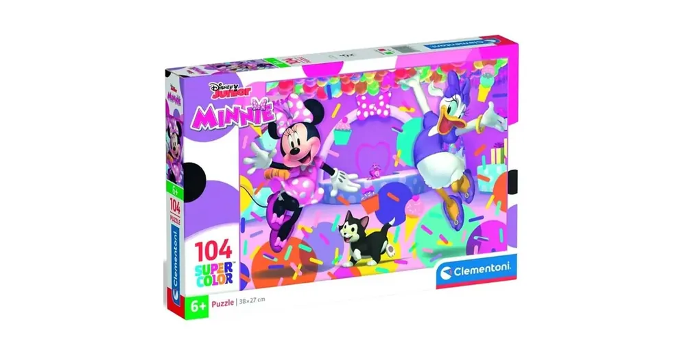 Minnie egér 104 db-os supercolor puzzle – Clementoni Gyors kiszállítás