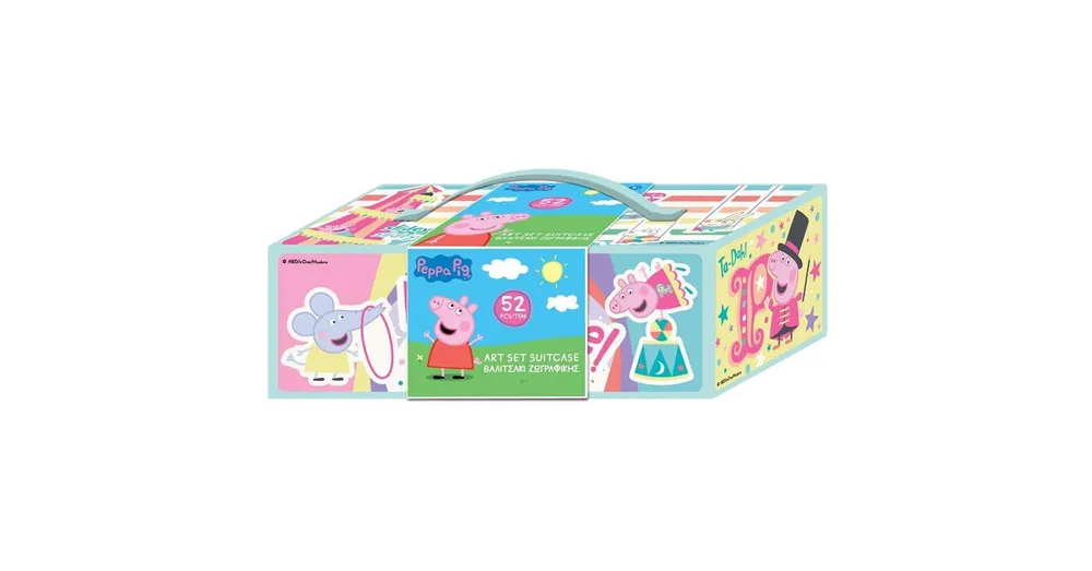 Luna Peppa malac 52 db-os kreatív szett bőröndben Akciós ár