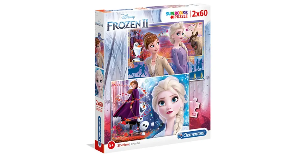 Jégvarázs 2 Supercolor 2 az 1-ben puzzle 2×60 db-os – Clementoni Biztonságos fizetés