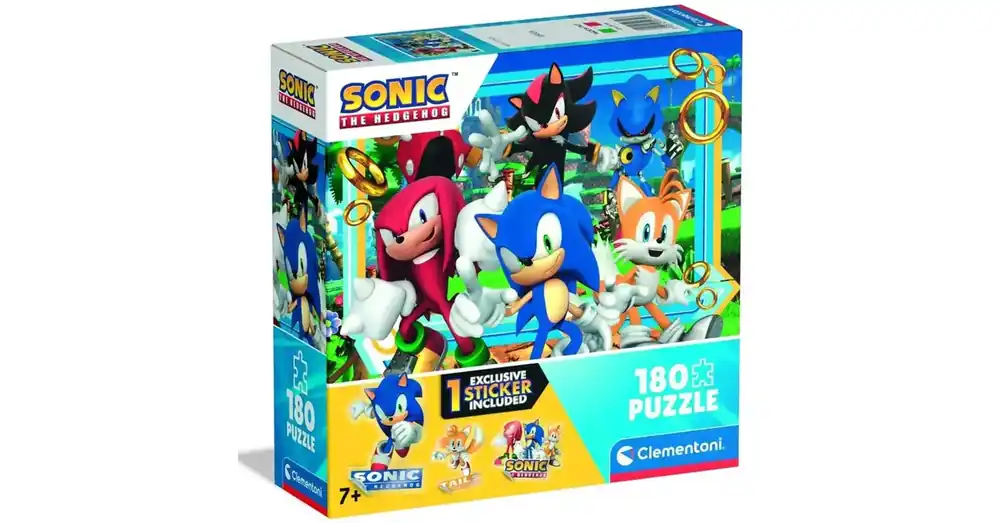 Expressz szállítás Sonic, a sündisznó 180 darabos HQ puzzle – Clementoni