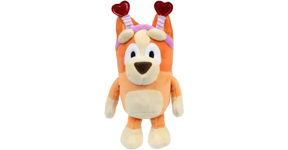Gyors szállítás Bluey Bingo fejpánttal plüssfigura 20 cm