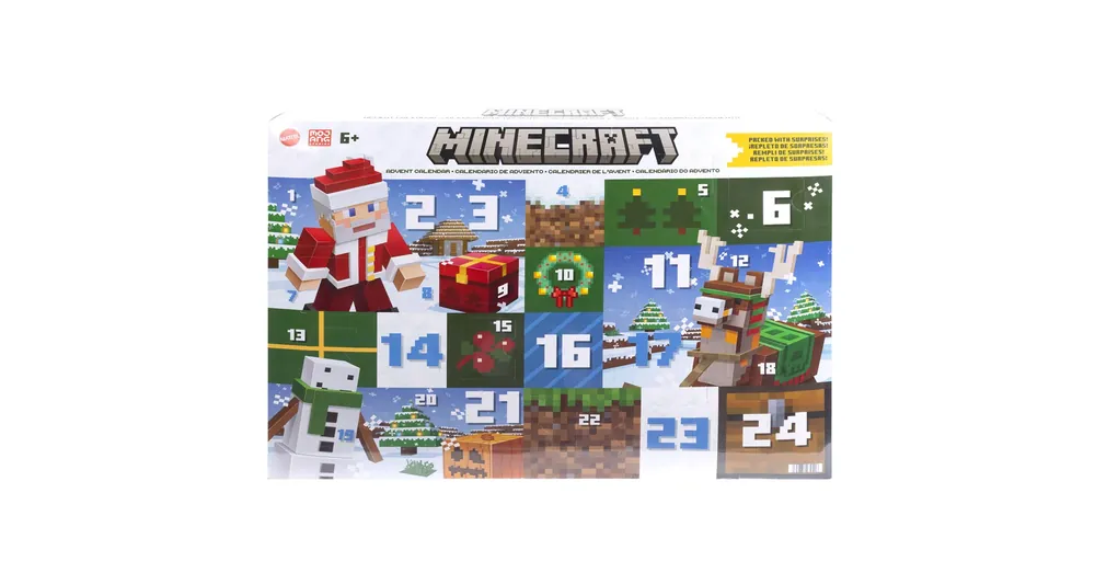 Ajánlat Minecraft Adventi Kalendárium 24 meglepetéssel – Mattel