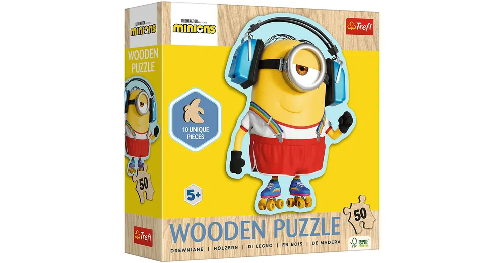 Minyonok 50 db-os fa puzzle – Trefl Szezonális akció