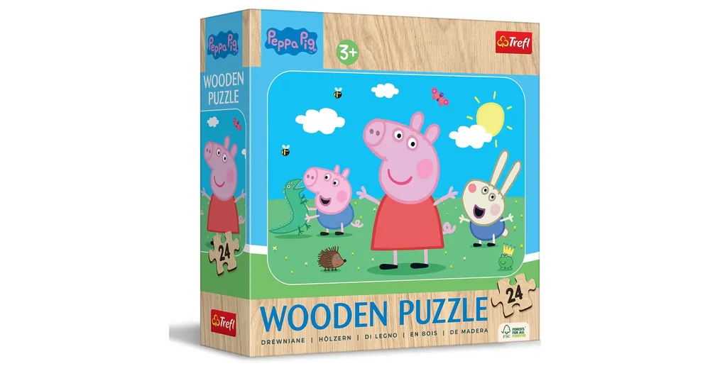 Rendeld meg most Peppa malac 24 db-os fa puzzle – Trefl